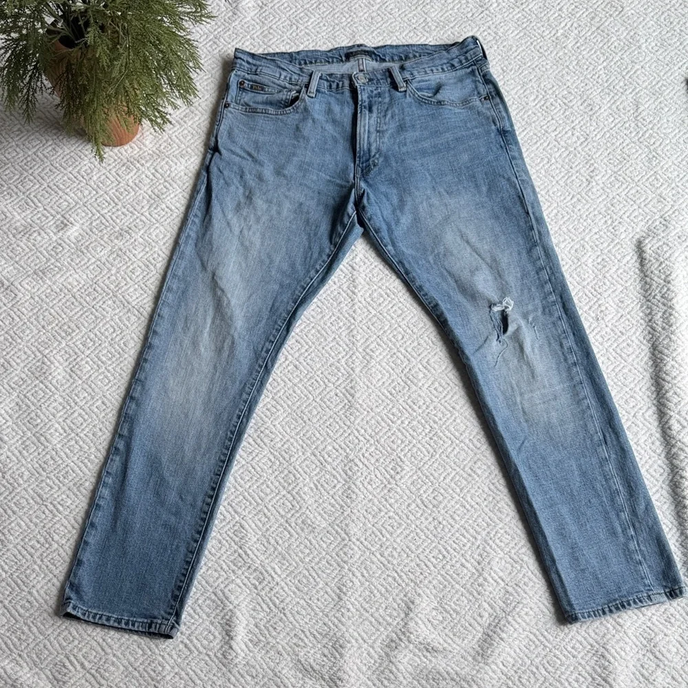 Ralph Lauren The Sullivan Slim Light Blue Jeans Sz 34/30